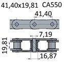 Łańcuchy 41.40x19.81 -CA550