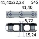 Łańcuchy 41.40x22.23 -S45