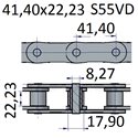 Łańcuchy 41.40x22.23 -S55VD