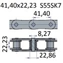 Łańcuchy 41.40x22.23 -S55SK7