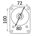 Pompy 100x72 fi 80