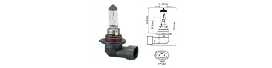 Żarówki PY20d H10