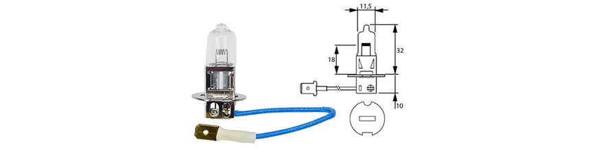 Żarówki PK22s H3